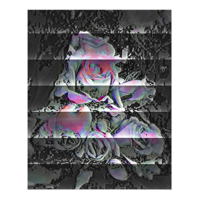 Techno Bouquet Foto Druck (Vorne)