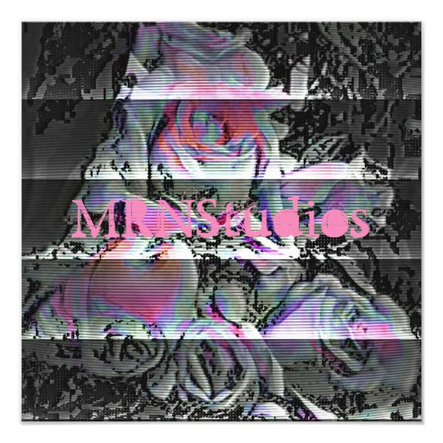 Techno Bouquet Foto Print (Vorne)