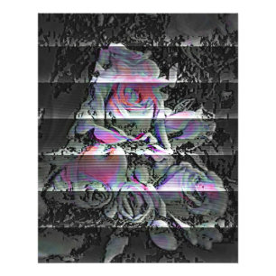 Techno Bouquet Foto Print