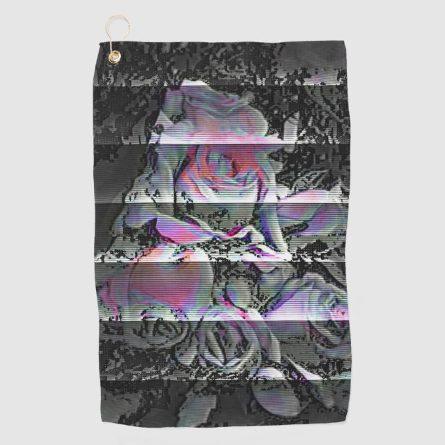 Techno Bouquet Golfhandtuch (Vorderseite)