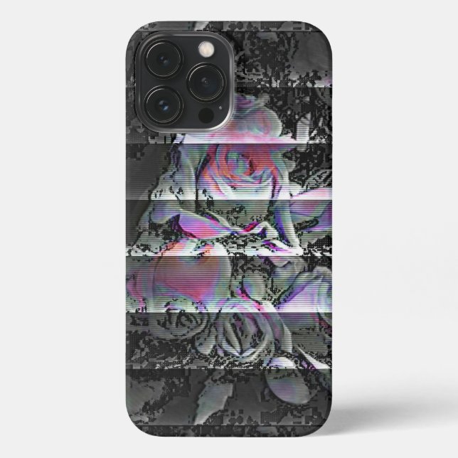 Techno Bouquet iPhone 13 Pro Max Hülle (Rückseite)