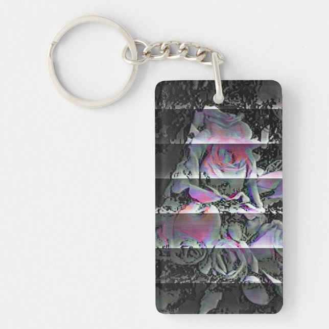 Techno Bouquet  Keychain Schlüsselanhänger (Vorderseite)