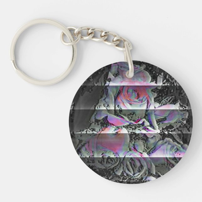 Techno Bouquet  Keychain Schlüsselanhänger (Vorderseite)
