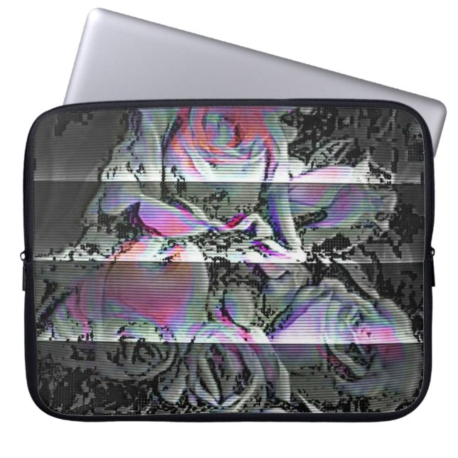 Techno Bouquet Laptop Sleeve (Vorderseite)