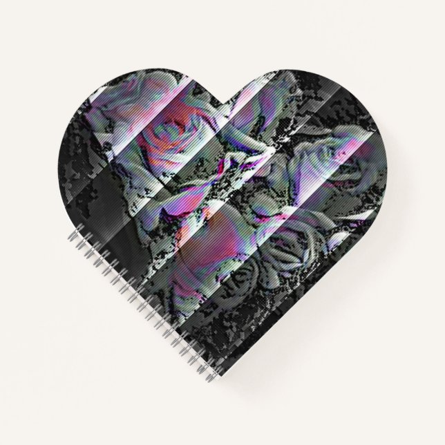 Techno Bouquet  Notebook Notizbuch (Vorderseite)