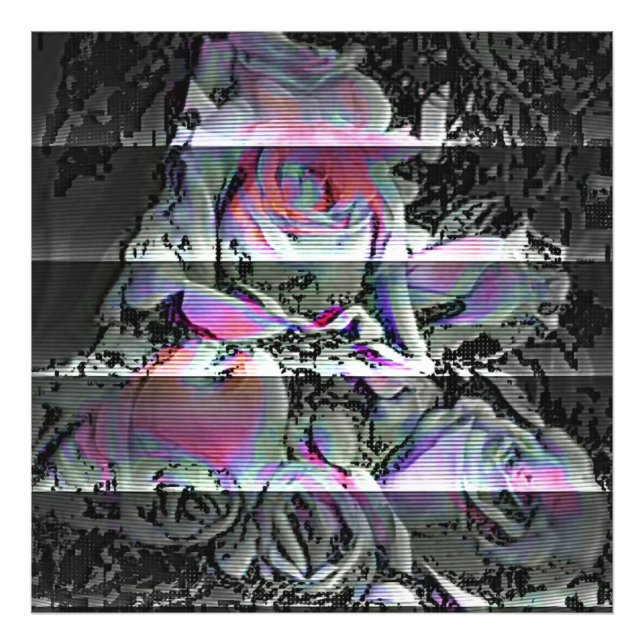 Techno Bouquet Photo Imprimer (Devant)