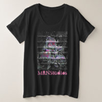 Techno Bouquet Plus Size T - Shirt