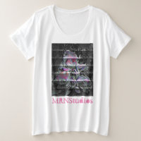 Techno Bouquet Plus Size T - Shirt