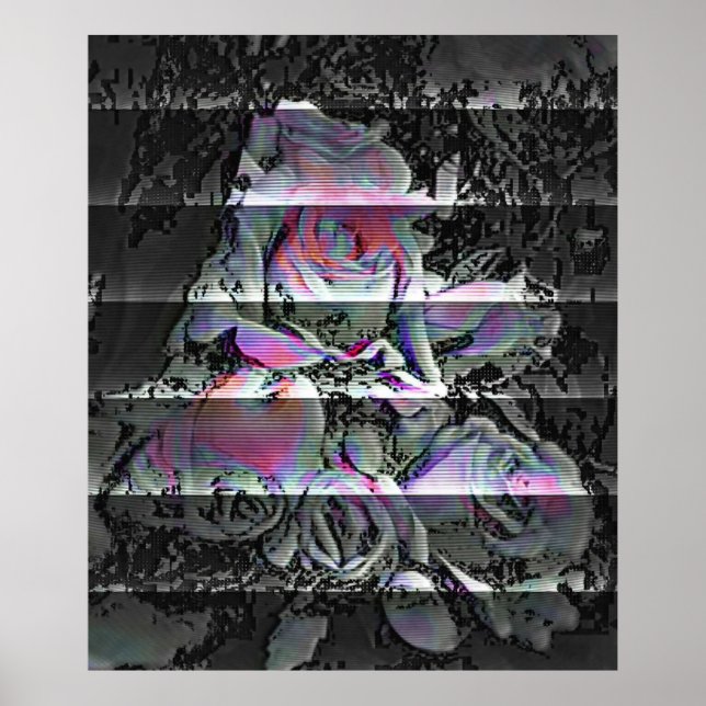 Techno Bouquet Poster (Vorne)