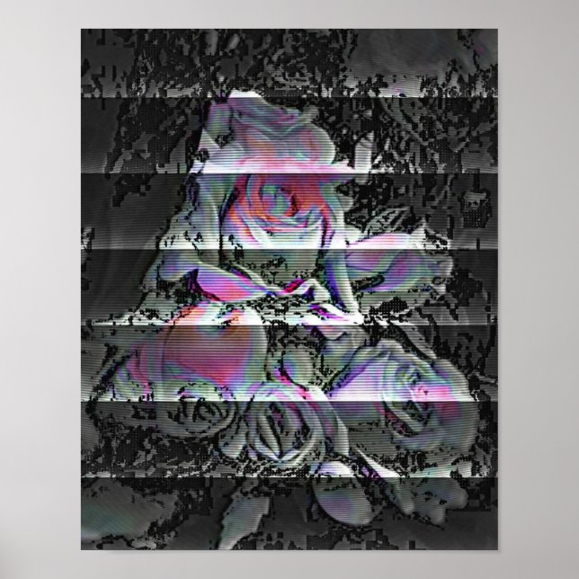 Techno Bouquet Poster (Vorne)