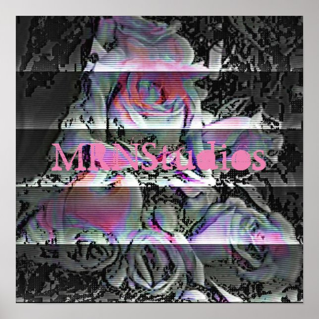 Techno Bouquet Poster (Vorne)