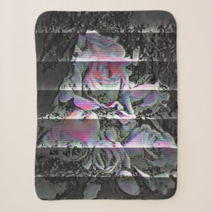 Techno Bouquet Sherpa Blanket Sherpadecke