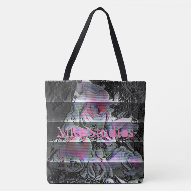 Techno-Bouquet-Tragetasche Tasche (Vorderseite)