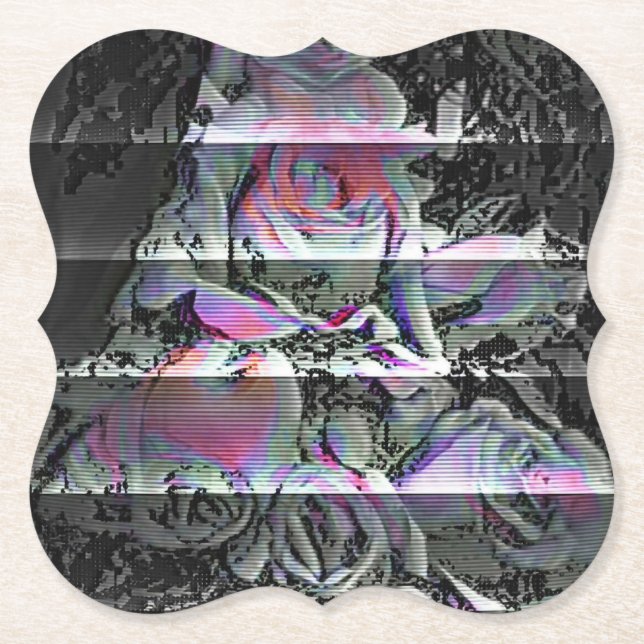 Techno Bouquet   Untersetzer (Vorderseite)