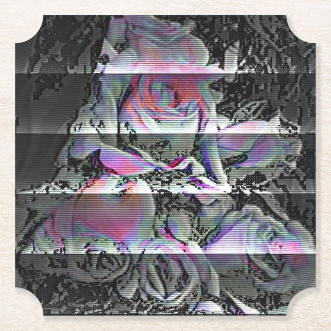 Techno Bouquet   Untersetzer (Vorderseite)