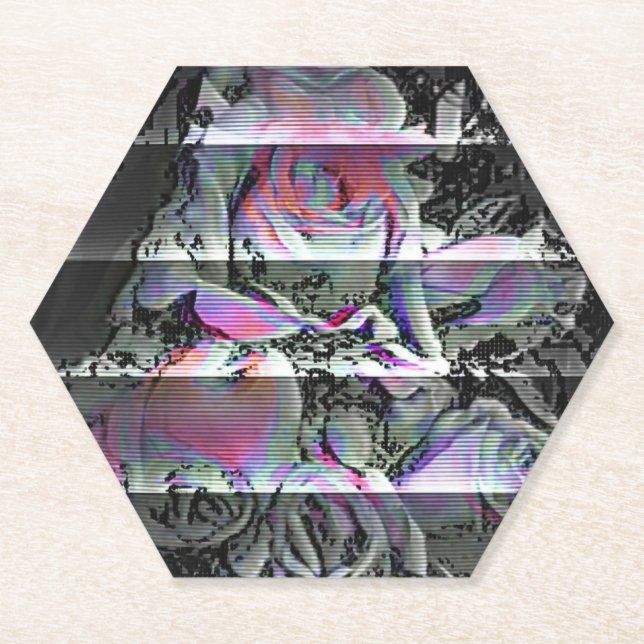 Techno Bouquet   Untersetzer (Vorderseite)