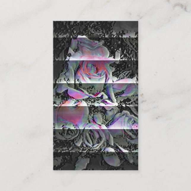 Techno Bouquet Visitenkarte (Vorderseite)