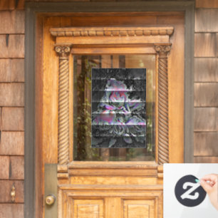 Techno Bouquet Window Clying Fensteraufkleber