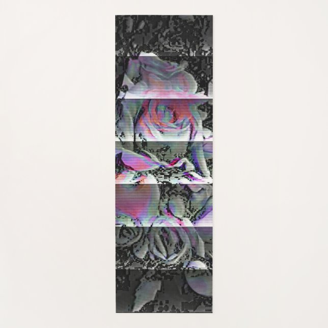 Techno Bouquet Yogamatte (Vorderseite)