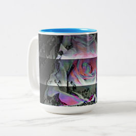 Techno Bouquet Zweifarbige Tasse