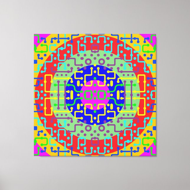 Techno Circus 2 Leinwanddruck (Vorderseite)