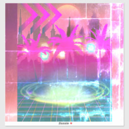 Techno City  Aufkleber