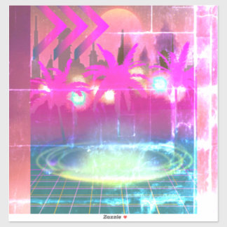 Techno City Aufkleber