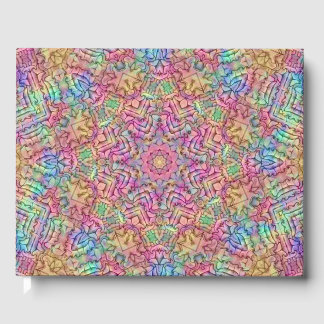 Techno Color Vintages Fraktal Kaleidoskop Gästebuch