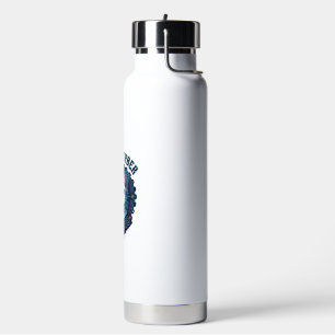 Techno Cyber Cat Lustiges Katzenliebhaber-Design - Trinkflasche