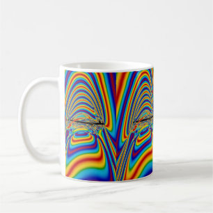 Techno Farbgegähne Kaffeetasse