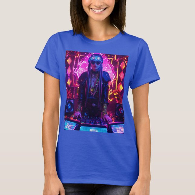 Techno Festival Rave Diamond Psytrance DJ Diamon T-Shirt (Vorderseite)