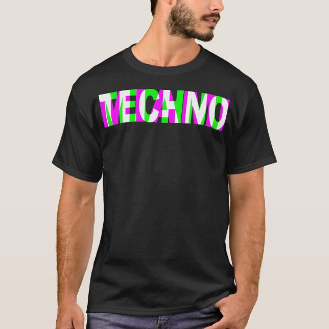 Techno Miami Raver DJ Rave Party EDM Festival T-Shirt (Vorderseite)