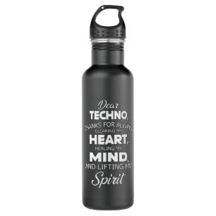 Techno Music DJ Electro Rave Festival - Martha Arg Edelstahlflasche