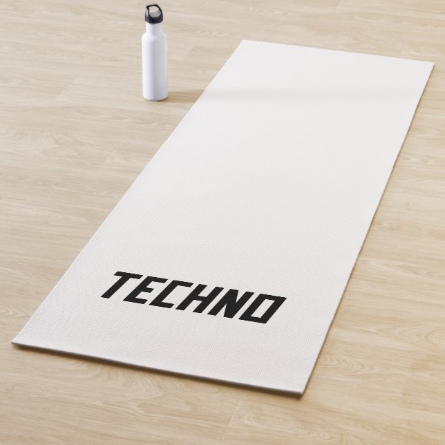 TECHNO Music Yogamatte (Beispiel)