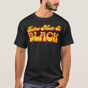 Techno-Musik ist schwarz T-Shirt