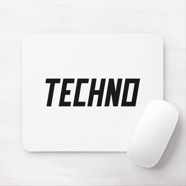 Techno Musik Mousepad (Mit Mouse)