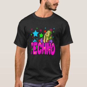 Techno-Rave-Girl-EDM-Party-Musik-Spaß T-Shirt