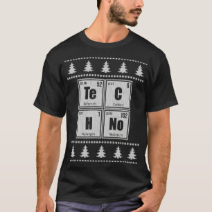 Techno Rave Ugly Christmas Sweater T-Shirt