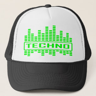 Techno Tempoentwurf Truckerkappe
