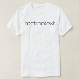 Techno-Text-T - Shirt