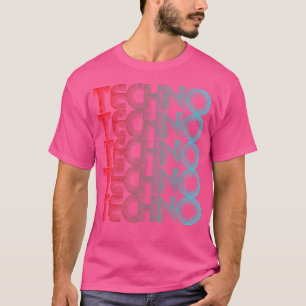 Techno Vaporwave Techno House-Musik Edm-Fan Dj T-Shirt