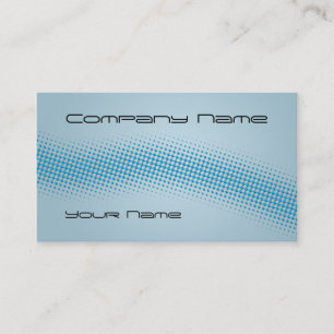 Techno Wave Embossed Blue Visitenkarte