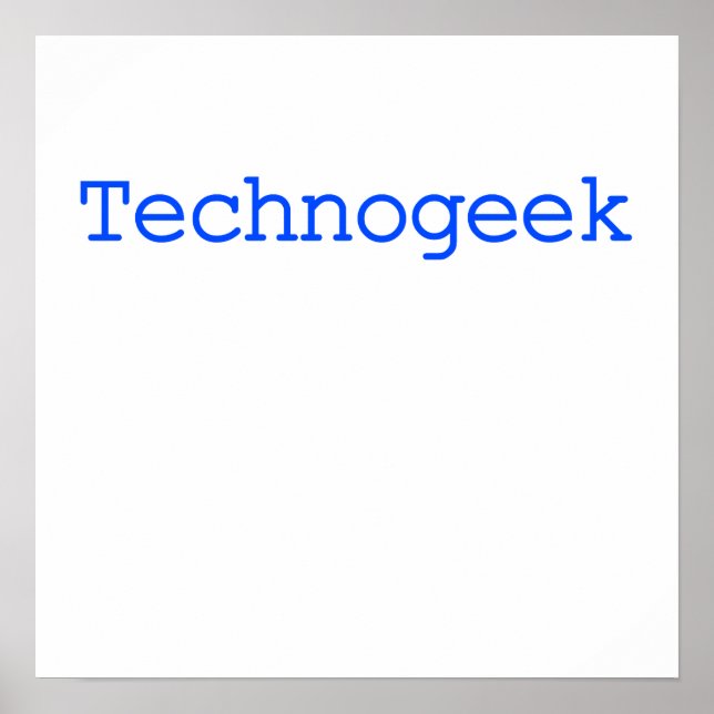 Technogeek Poster (Vorne)