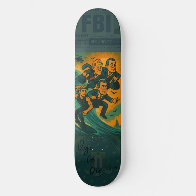 TechNoir Limited "Vaya Con Dios" Skateboard Deck (Vorderseite)