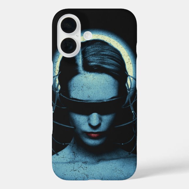 Technoir - Sci-fi Streetwear Desgin iPhone 16 Hülle (Rückseite)