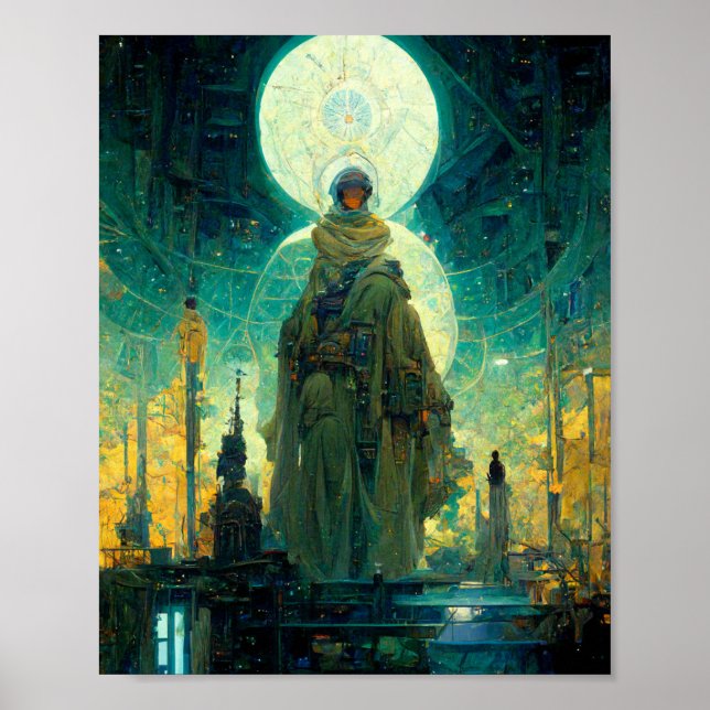 Technokrat Altar 2 Science Fiction Art Poster (Vorne)