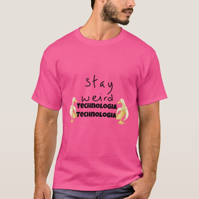 Technologia | Viral Meme Funny Quote T-Shirt (Vorderseite)