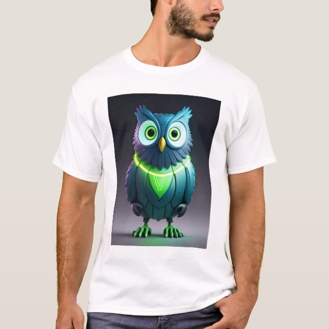 Technological Owl T-Shirt (Vorderseite)
