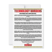 TECHNOLOGIE BORDERS-BOTSCHAFT