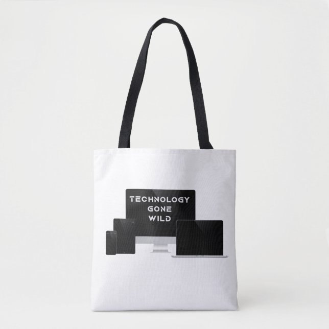 Technologie-Gone Wild Tasche (Vorderseite)